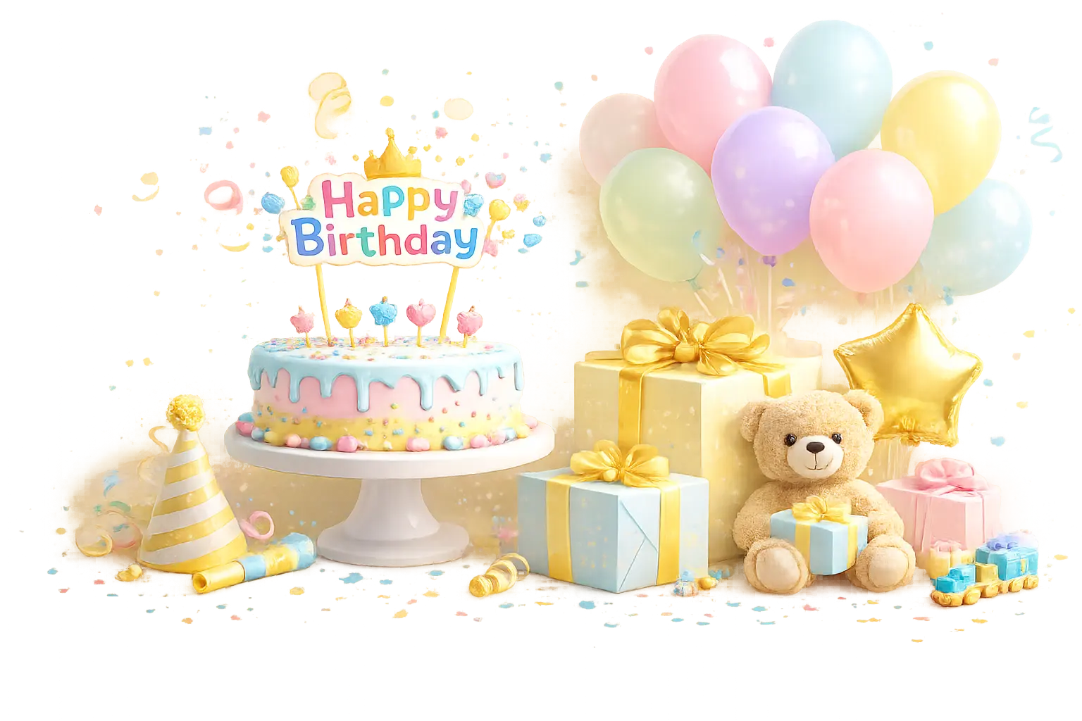 Birthday Decor at Rolls & Rattles Kids Mart
